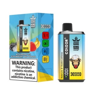 Bang King 30000 Dual Flavor Blueberry Ice - Strawberry and Banana
