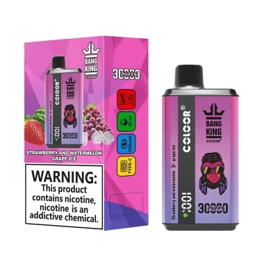 Bang King 30000 Dual Flavor Strawberry And Watermelon - Grape Ice