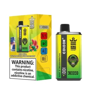 Bang King 30000 Dual Flavor Red Bull - Watermelon Bubble Candy