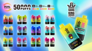 Bang King 50 000 Dual Flavor Blueberry Raspberry - Grape Ice
