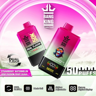 Bang King 50 000 Dual Flavor Strawberry Watermelon - Kiwi Passion Fruit Guava