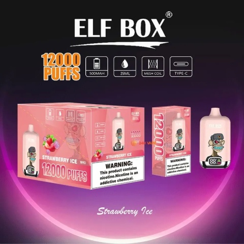 Elf Box Digital 12 000 Strawberry Ice