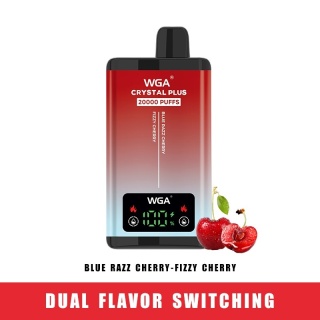 WGA Crystal Plus 20 000 Blue Razz Cherry - Fizzy Cherry