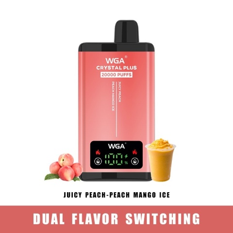 WGA Crystal Plus 20 000 Juicy Peach - Peach Mango Ice
