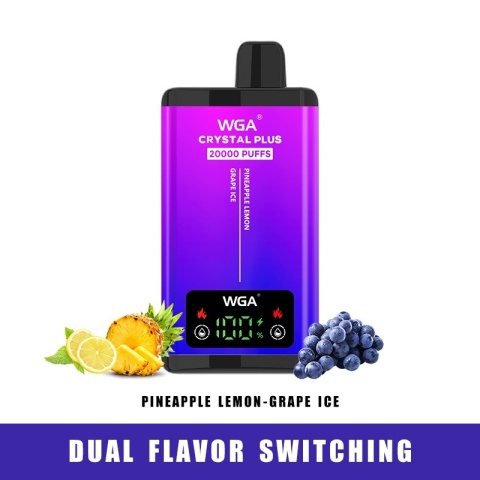 WGA Crystal Plus 20 000 Pineapple Lemon - Grape Ice