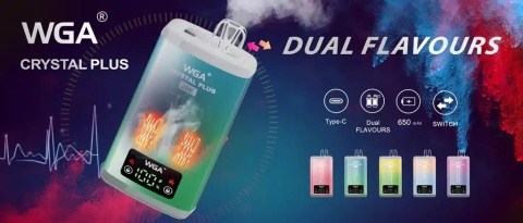 WGA Crystal Plus 20 000 Strawberry Raspberry Ice - Blueberry Cherry Cranberry