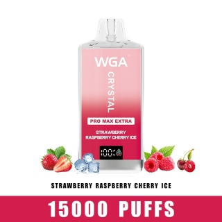 WGA Crystal Pro Max Extra 15 000 Strawberry Raspberry Cherry Ice