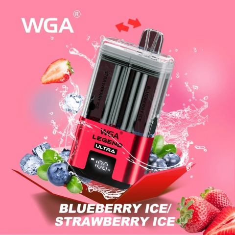 WGA Legend Ultra 30 000 Blueberry Ice - Strawberry Ice