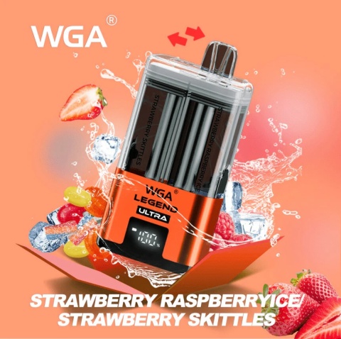WGA Legend Ultra 30 000 Strawberry Raspberry Ice - Strawberry Skittles