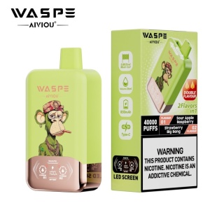 Waspe 40 000 Double Flavor Sour Apple Raspberry - Strawberry Big Bang