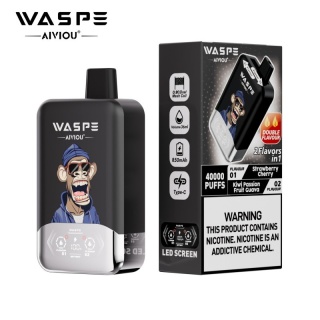 Waspe 40 000 Double Flavor Strawberry Cherry - Kiwi Passion Fruit Guava