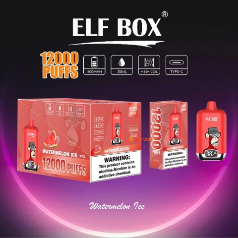 Elf Box Digital 12 000 Watermelon Ice
