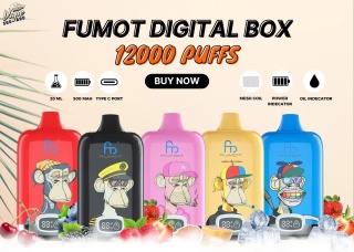 Fumot Digital Box 12000 Puffs Red Energy Ice