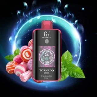 Fumot Tornado 25 000 Strawberry Mint Candy