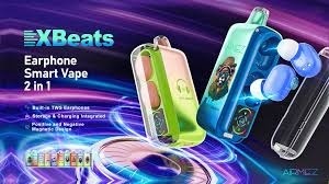 Jednorazowy e-papieros Airmez Xbeats 40000 buchów o smaku Blueberry Ice