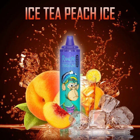 RandM Tornado 15 000 Ice Tea Peach Ice