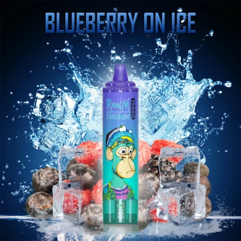 RandM Tornado 15 000 Blueberry On Ice