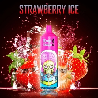 RandM Tornado 9 000 Strawberry Ice