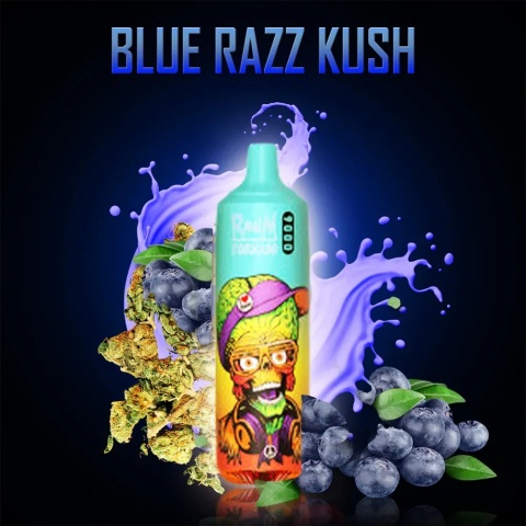 RandM Tornado 9 000 Blue Razz Kush
