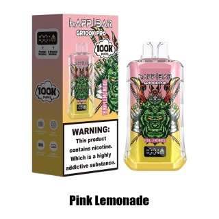 Jednorazowy e-papieros Happ Bar GR 100 000 buchów o smaku Pink Lemonade