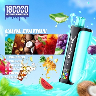 Jednorazowy e-papieros Stagbar 180 000 puffs 6in1 o smaku Cool Edition