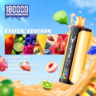 Jednorazowy e-papieros Stagbar 180 000 puffs 6in1 o smaku Exotic Edition