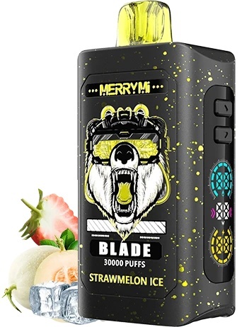 Merry Mi Blade Jednorazowy e-papieros 30000 buchów o smaku Strawmelon Ice