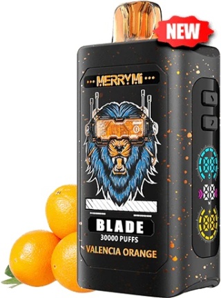 Merry Mi Blade Jednorazowy e-papieros 30000 buchów o smaku Valencia Orange